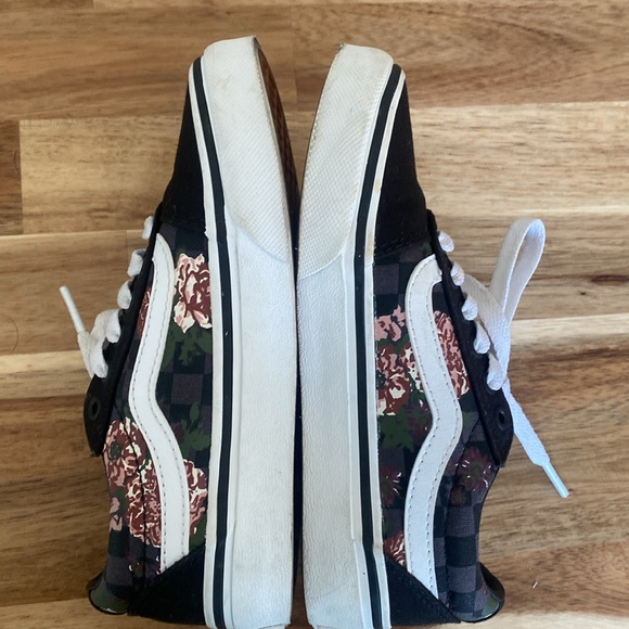 Girls Vans-Missy with Flowers and Checks - Picture 6 of 8